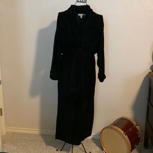 Victoria Secret long cozy black robe